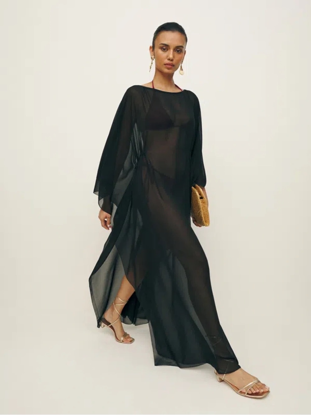 NWT Reformation Rosalia Kaftan Dress